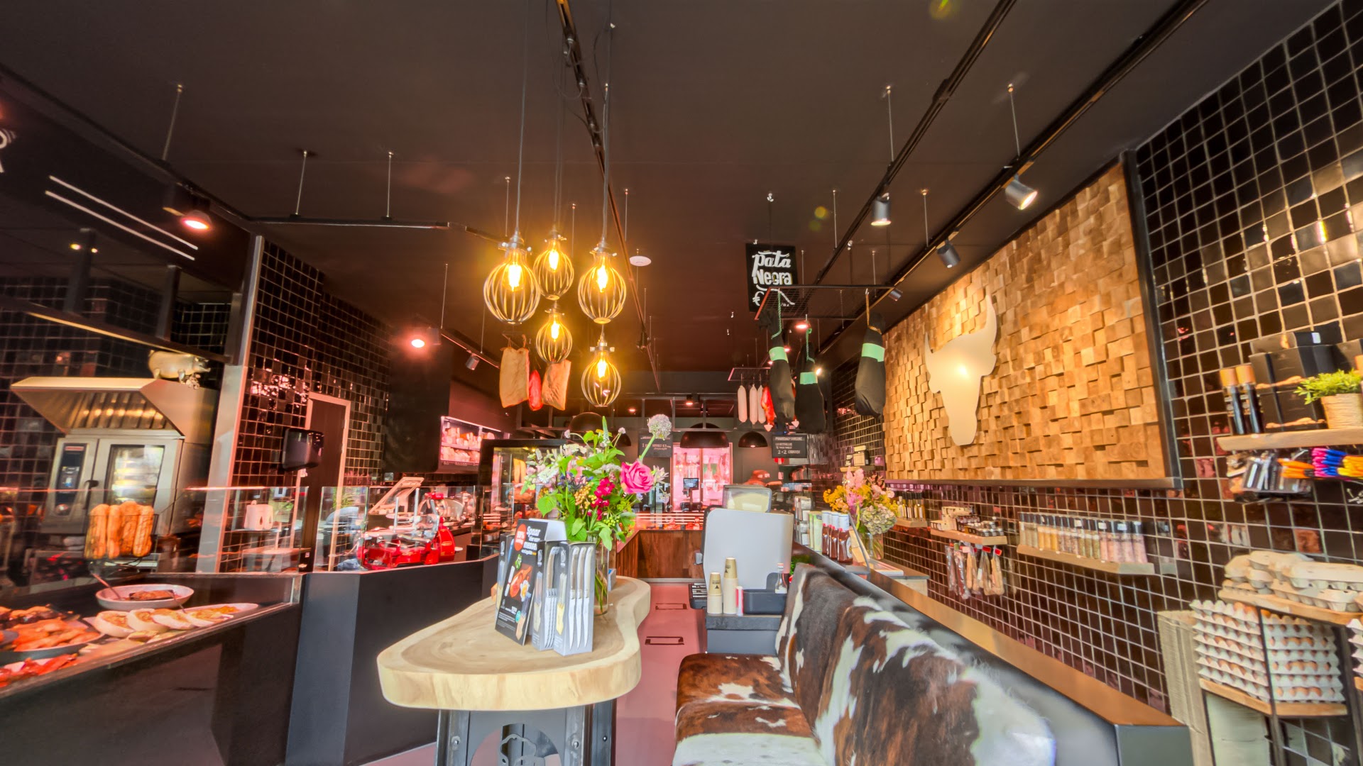Interieur en zitgedeelte bij Maison Moes